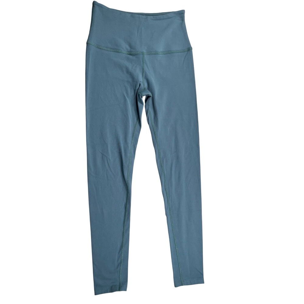 Beyond Yoga High Waisted Leggings Women's Medium Blue Made In USA Athleisure